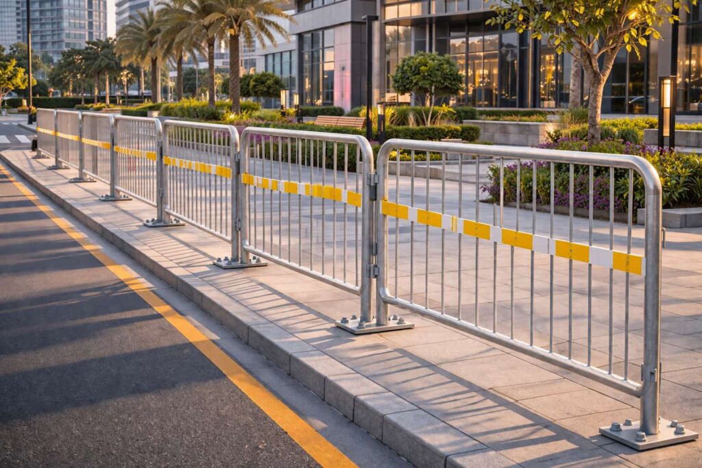 pedestrian barriers in Saudi Arabia