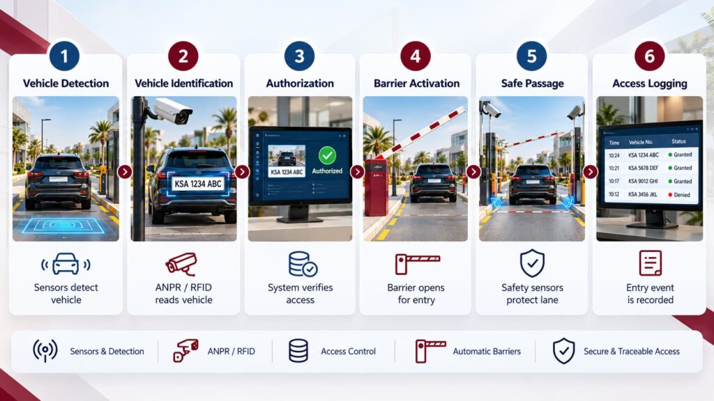 Vehicle access control workflow
